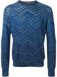 свитер зигзагообразной вязки   Missoni