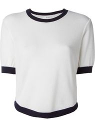 crew neck knit top Julien David