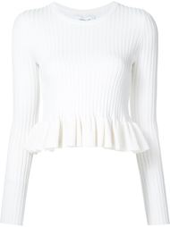 ribbed ruffle jumper Derek Lam 10 Crosby