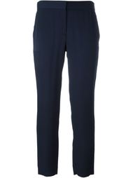 elastic waistband cropped trousers Theory