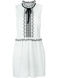 embroidered semi-sheer dress Red Valentino