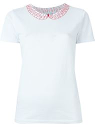 collar embroidery T-shirt Jimi Roos