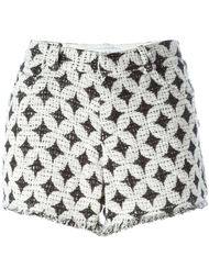 patterned tweed shorts Iro