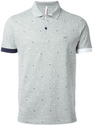 sleeve detail dot pattern 'Pois' polo shirt Sun 68
