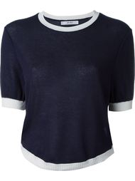 crew neck knit top Julien David