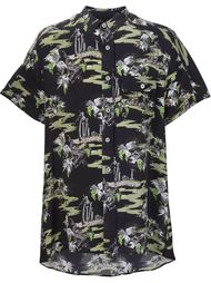 рубашка с гавайским принтом 'Toxic' Black Fist