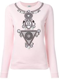 толстовка с вышивкой  Kenzo