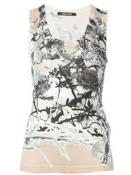 printed tank top Roberto Cavalli
