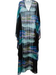 printed tunic long dress MSGM