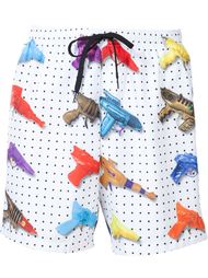 watergun print swim shorts Jeremy Scott
