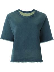 frayed denim top Mm6 Maison Margiela