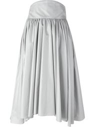 tie waist pleated high rise skirt Olympia Le-Tan