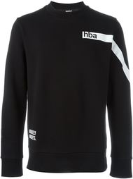 свитер с принтом логотипа Hood By Air