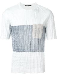 футболка с контрастной панелью Issey Miyake Men