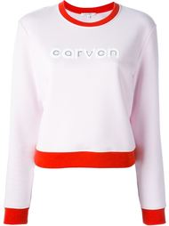 толстовка с принтом логотипа Carven