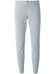pintriped slim fit trousers Fay