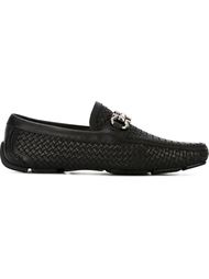 лоферы с плетеным дизайном  Salvatore Ferragamo