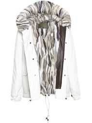Cropped Mink Fur Lined Parka Mr &amp;amp; Mrs Italy