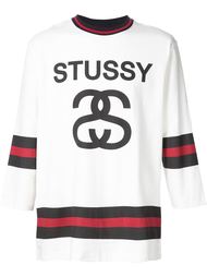 футболка с принтом логотипа Stussy