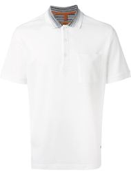 contrast collar polo shirt Missoni