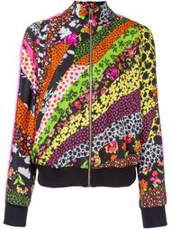 floral print bomber jacket Versace