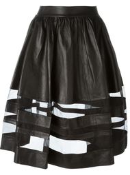 кожаная юбка  Alice+Olivia