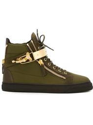 хайтопы с молниями  Giuseppe Zanotti Design