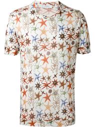 all-over starfish print T-shirt Versace Collection