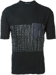 футболка с контрастной панелью Issey Miyake Men