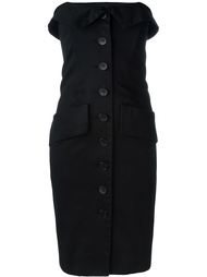 платье без бретелей Yves Saint Laurent Vintage