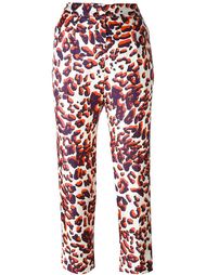 animalier print trousers MSGM