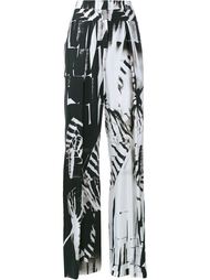 Printed Wide-Leg Trousers Ann Demeulemeester