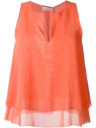 'Alexandra' draped sleeveless tank Tory Burch
