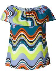 wave print blouse M Missoni