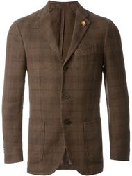 checked blazer Lardini