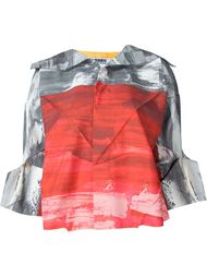 блузка с рукавами в стиле оригами Issey Miyake