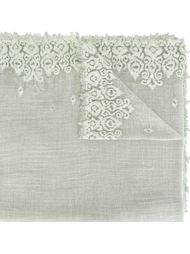 'Etnica' lace trim scarf Faliero Sarti