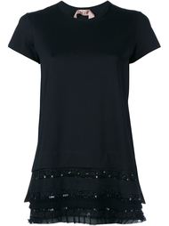 Sequin Ruffle Short Sleeve Top Nº21