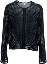 embroidered lace zip jacket Jonathan Simkhai