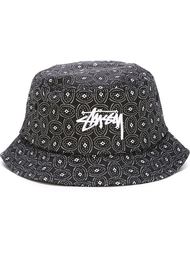 printed bucket hat Stussy