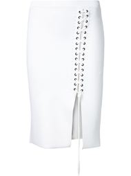 laced detail fitted skirt  Alexander Wang