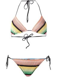 бикини в полоску с треугольным верхом Missoni
