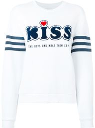 Kiss Boys and Make Them Cry logo striped sweater Zoe Karssen