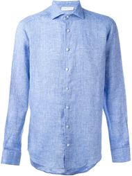 рубашка с косым воротником Etro