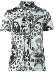 рубашка с перфорированным узором Jean Paul Gaultier Vintage
