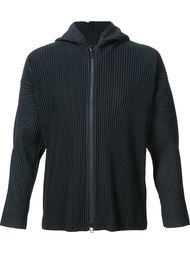 куртка на молнии 'Zip Hoodie' Homme Plissé Issey Miyake