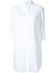 платье-рубашка с рукавами три четверти Frame Denim
