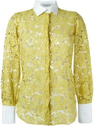 кружевная рубашка  Valentino