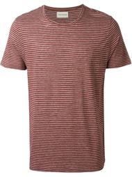 'Harper' fine stripe T- shirt Oliver Spencer