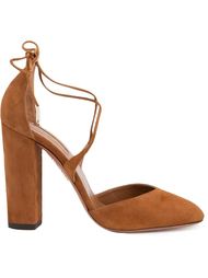 Коричневые туфли 'Karlie' Aquazzura